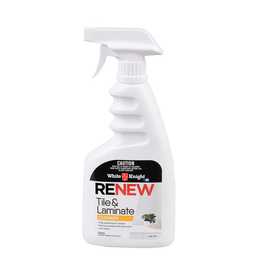 White Knight Tile and Laminate Cleaner 500ml Water Based Low Odour