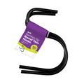 Jack 100mm Black Round Hanging Basket Hook Steel Durable 2 Pack