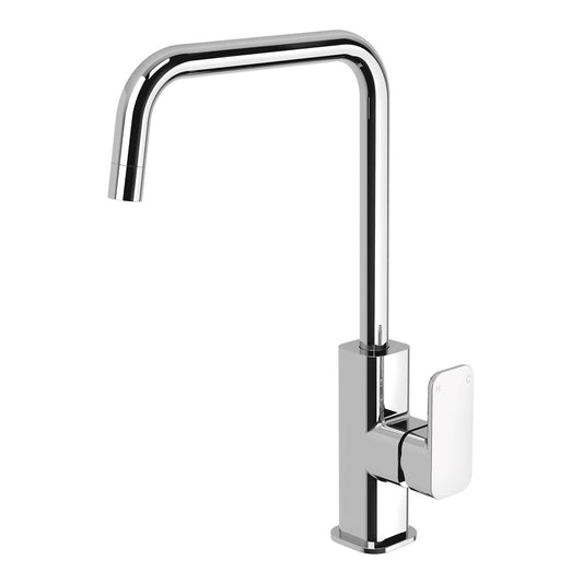Mondella Chrome Overture Sink Mixer - 35mm Cartridge - Lead Free - 261mm Spout