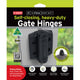 Truclose Heavy Duty Safety Gate Hinges - Adjustable - Black - Durable