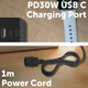 Arlec Powerboard Travel Adaptor Kit - 2 Outlets - PD30W USB C - Black