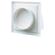 Blauberg 100mm Weatherproof Exterior Wall Cowl ABS Plastic Easy Maintenance