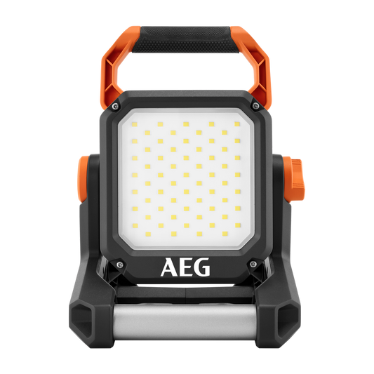 AEG 18V LED Flood Light Skin Only - 2500 Lumens - 3 Brightness Modes - 265° Pivoting Head