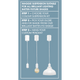 Brilliant Lighting Suspension Pendant - 120cm - Metal - DIY Plug-In