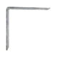 Carinya Galvanised Angle Bracket 200x200mm Heavy-Duty Steel Support