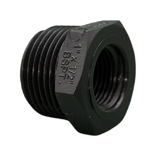 Gd Watermark Poly Irrigation Reducing Bush - 1-1/2" x 1" - Glass Nylon - Weather Resistant - Auzzistore