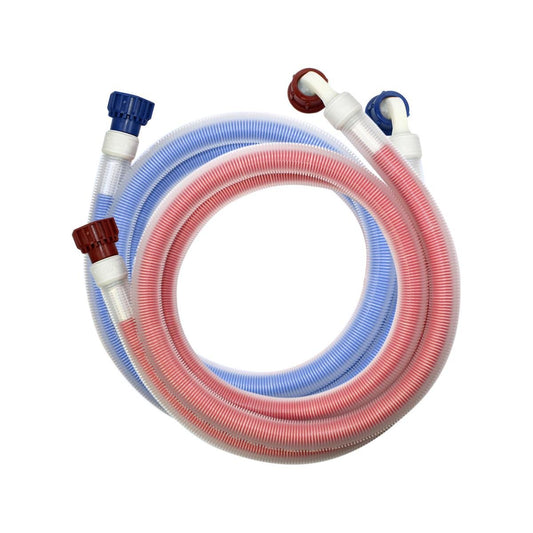 Boston 2m Burst Alert Inlet Hose Twin Pack - Washing Machine & Dishwasher - Flood Protection - Auzzistore