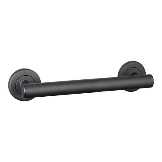 Evekare 300mm Matte Black Linear Grab Rail - Stainless Steel - 250kg Support