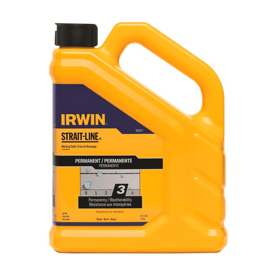 Irwin Strait-Line Marking Chalk - 1.1kg - Permanent - Black - Auzzistore