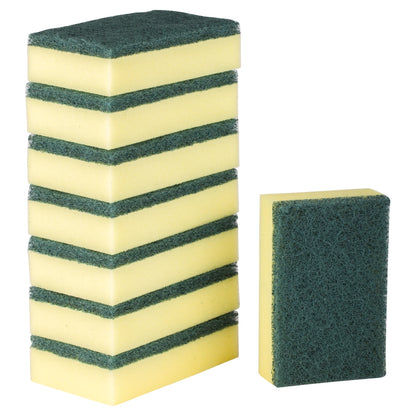 3M Scotch-Brite 120mm x 80mm Heavy Duty Scrub Sponges - 8 Pack