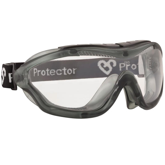 Protector Compact Safety Goggles - 20mm x 24mm x 27mm - Polycarbonate - Anti-Fog - Auzzistore