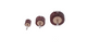 Craftright 3 Piece Sanding Flap Wheel Set - 60 Grit - Abrasive Cloth - Versatile
