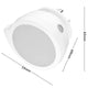 Arlec Mini Q Shaped Auto Night Light - Twin Pack - PC - Compact Design