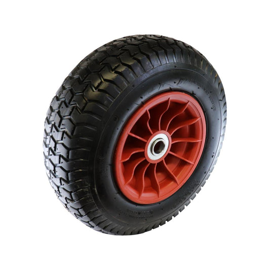 Easyroll Wheelbarrow Wheel 6.5 x 8 Nylon 1 Inch Axle Diameter Durable - Auzzistore