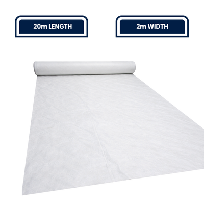 Grunt Non Woven Geotextile Membrane 2m x 20m Drain Mat Fabric