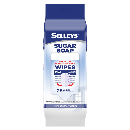 Selleys Sugar Soap Wipes - 25 Pack - Ethyl Alcohol - Dual Purpose - Auzzistore