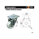 Move It 40mm White Plastic Heavy Duty Swivel Castor - Durable - Low Maintenance - Smooth Rolling