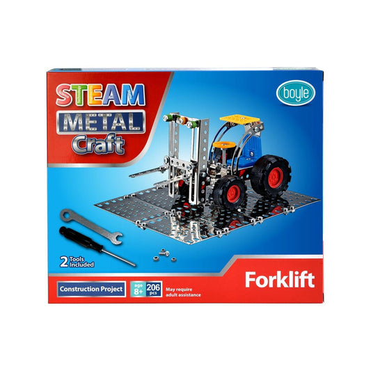 Boyle Metal Craft Kit - 206 Pieces - Forklift - STEAM Project