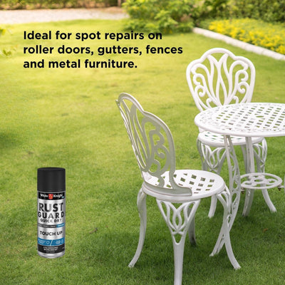 White Knight Rust Guard Touch Up Spray Paint 300g Monument Matt