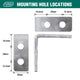 Carinya Galvanised Angle Bracket 50mm 4 Pack - Silver
