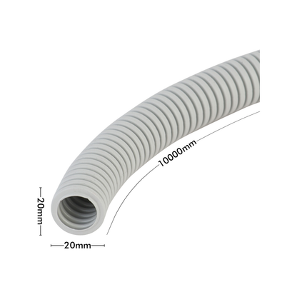 Deta 20mm X 10m Medium Duty Corrugated Conduit 20mm