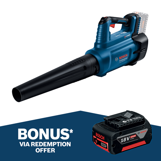 Bosch 18V Professional Biturbo Blower Skin Only - 780m³/h Airflow - Lightweight - Auzzistore