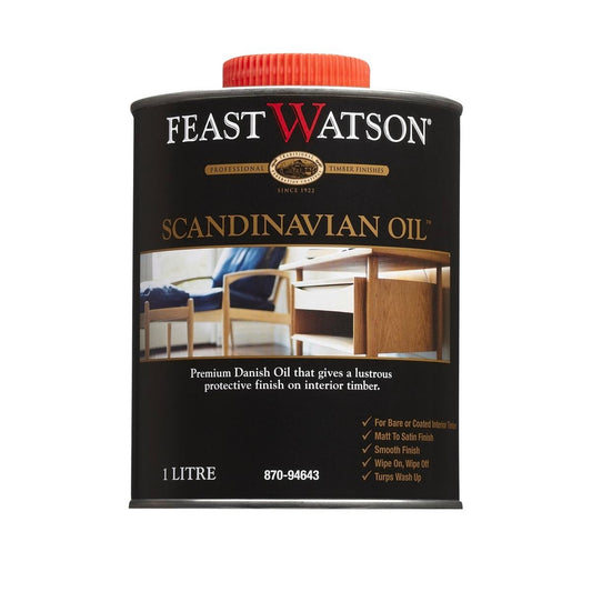 Feast Watson Scandinavian Oil - 1L - Oil Based - Satin Finish - Auzzistore