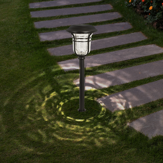 Click Vintage Solar LED Pathway Light - 125mm - Stainless Steel - Solar Powered – view 2