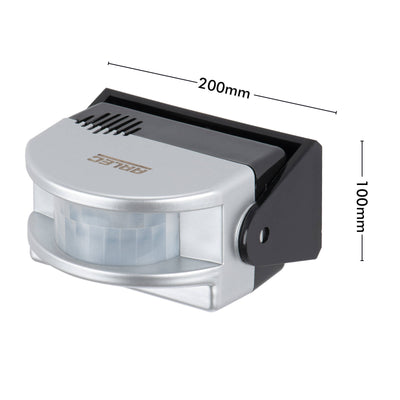 Arlec Compact Entry Detector Alarm - 10m Range - ABS - Easy Install