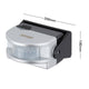 Arlec Compact Entry Detector Alarm - 10m Range - ABS - Easy Install