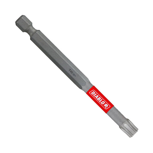 Diablo T40 Torx Drive Bits - 2 Pack - 46mm x 7.35mm - Extreme Durability - Auzzistore
