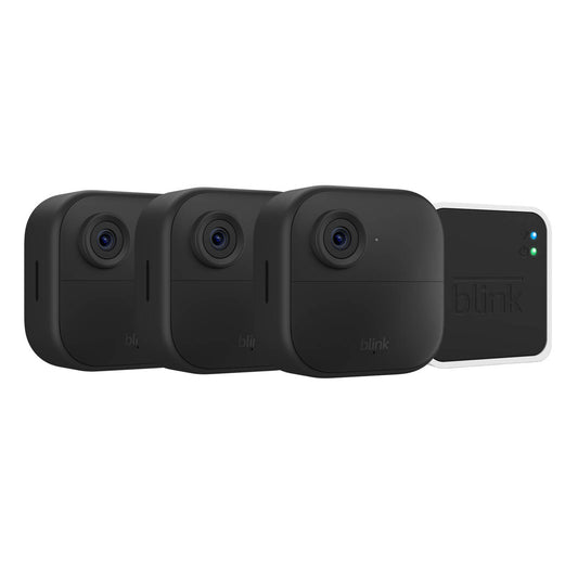 Blink Outdoor 4 Wireless Security Camera System - 3 Pack - 1080p HD - Black