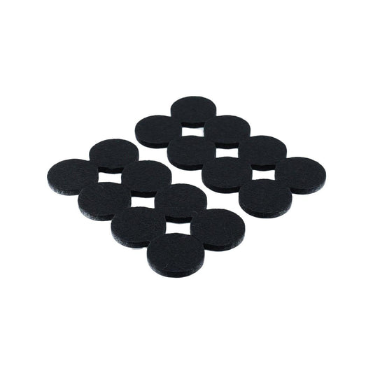 Surface Gard Floor Protection Pads - 29mm Round - Black - 16 Pieces - Minimise Noise & Vibration - Auzzistore