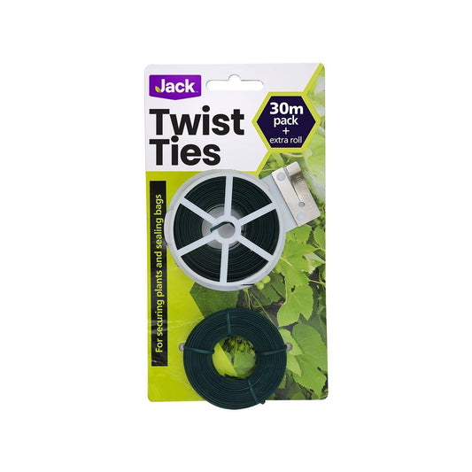Jack Twist Tie 30m Green Pvc Soft Plant Tie Flexible Wire - Auzzistore