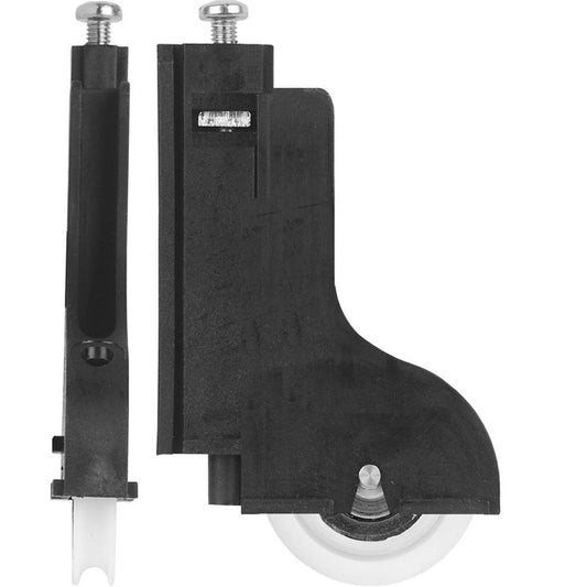 Rolltrak Adjustable Plastic Carriage and Acetal Roller - Black - 25kg Load - Auzzistore