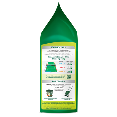 Scotts Lawn Builder Lawn Food 4kg Granular Slow-Release Deep Green