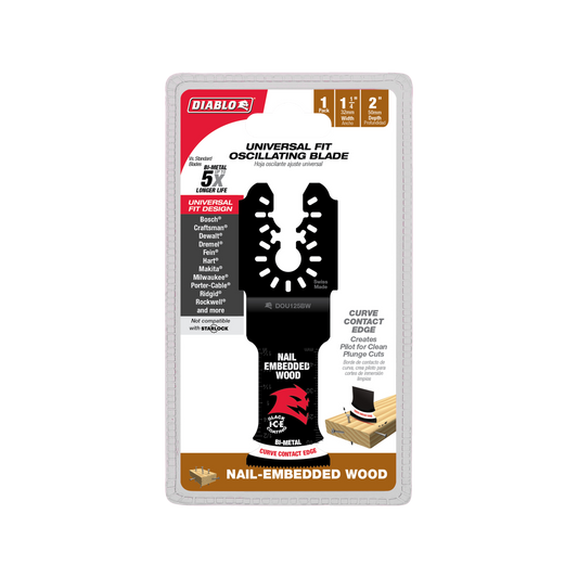 Diablo Universal Multi Tool Blade - 50mm x 32mm - Nail Embedded Wood - Durable - Auzzistore