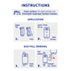 Permastik Extra Large Canvas Hangers - 90cm x 90cm - Plastic - 2 Pack