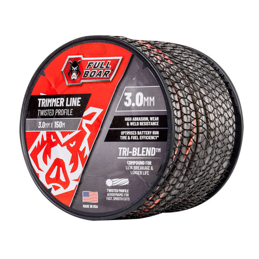 Full Boar Trimmer Line 3.0mm x 150m - Twisted Profile - Durable & Efficient – view 2 - Auzzistore