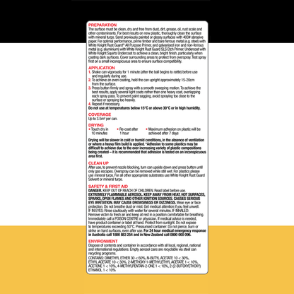 White Knight Squirts Lemon Yellow Gloss Spray Paint 310g Durable Finish