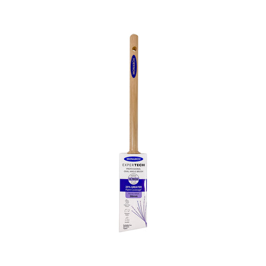 Monarch Expertech 38mm X-Tech Oval Angle Paint Brush - 38mm