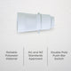 Deta White Push Bar Switch Lamp Holder - 2A 250V - Polyester - Durable