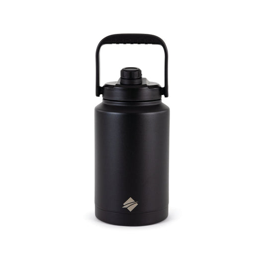 Oztrail 3.7L Insulated Jug Drink Flask - Matte Charcoal - 18/8 Stainless Steel