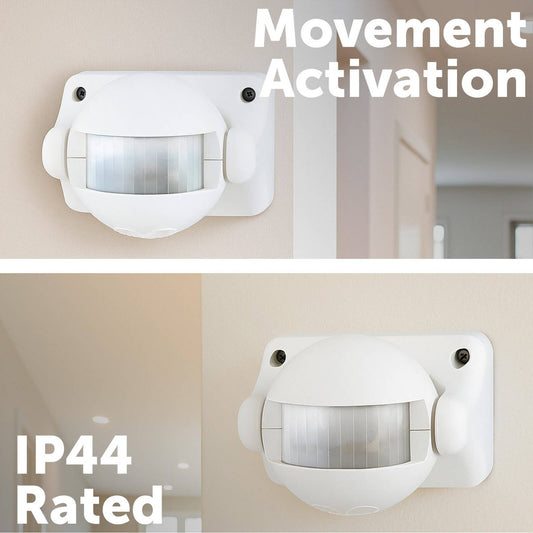 Arlec Movement Activated Sensor - 12m - Plastic - White Finish – view 2