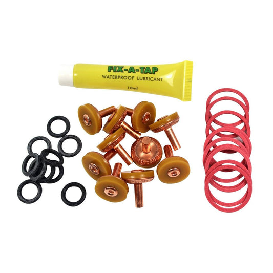Fix a Tap 13mm 1/2" Delaware Tap Valve Repair Kit 10 Pack - Auzzistore
