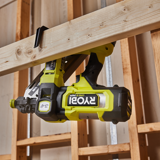 Ryobi 18V ONE+ HP Brushless AirStrike Framing Nailer 30-34° - Tool Only - Efficient, Cordless – view 2