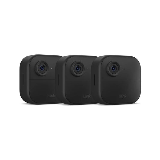 Blink Outdoor 4 Wireless Security Camera System - 3 Pack - 1080p HD - Black - Auzzistore