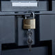 Master Lock 40mm Brass Keyed Padlock - Solid Brass - Cut Resistant