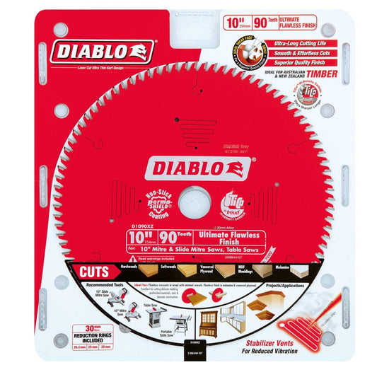 Diablo 254mm 90t Circular Saw Blade - Ultimate Flawless Finish