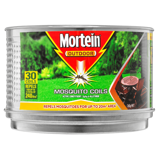 Mortein Mosquito Repellent Incense Coils 30 Pack - 8 Hours Protection - Metal Burner - 131mm x 90mm x 131mm – view 2 - Auzzistore